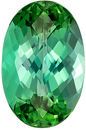 Low Price Blue Green Tourmaline Genuine Loose Gemstone in Oval Cut, 3.88 carats, Open Blue Green, 12.1 x 7.8 mm