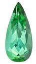 Very Fine 10.9 x 4.9 mm Tourmaline Loose Genuine Gemstone in Pear Cut, Vivid Green, 1.18 carats