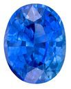 Vibrant Fine Color Blue Sapphire Gemstone 3.15 carats, Oval Cut, 9.7 x 7.5 mm, with AfricaGems Certificate