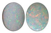 WHITE FIRE OPAL Oval Cut - Calibrated
