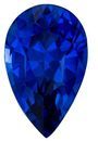 Genuine Blue Sapphire Loose Gemstone, 2.11 carats in Pear Cut, 9.6 x 5.9mm, Superb Quality