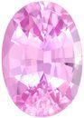 GIA Genuine Loose Pink Sapphire Gemstone in Oval Cut, 1.66 carats, Medium Baby Pink, 8.52 x 5.99 x 4.06 mm