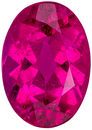 Wonderful Rubellite Tourmaline Loose Gem in Oval Cut, 6.9 x 4.8 mm, Fuchsia Pink, 0.76 carats