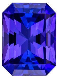 Fine Color Blue Purple Topaz Gemstone, 1.82 carats, Radiant Cut, 8.5 x 6.4 mm Size, AfricaGems Certified
