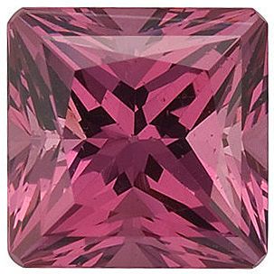 Swarovski Gems Pink Rose Princess Genuine Rhodolite Garnet  in Grade FINE