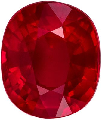Attractive GRS Certified Ruby Natural Gem, 2.01 carats, Vivid Open Red, Oval Cut, 7.9 x 6.65 x 4.42 mm
