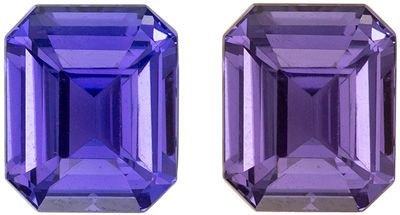 Very Desirable Unheated GIA Certified Sapphire Natural Gem, 7.41 x 6.19 x 4.27 mm, Rich Violet to Magenta Purple, Emerald Cut, 2.05 carats