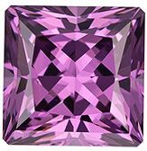 Fiery Gem in 2.35 carat Purple Spinel in Perfect Radiant Cut, 7.3mm
