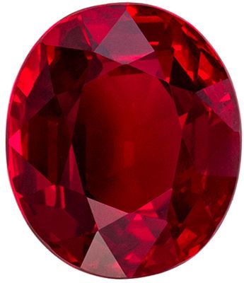 Lovely GRS Certified Ruby Genuine Gem, 2.36 carats, Open Pigeons Blood Red, Oval Cut, 8.26 x 7.1 x 4.48 mm