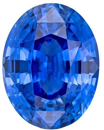 Genuine Blue Sapphire Gemstone, 4.5 carats, Oval Cut, 10.68 x 8.3 x 5.87 mm, A Beauty of a Gem with GIA Cert