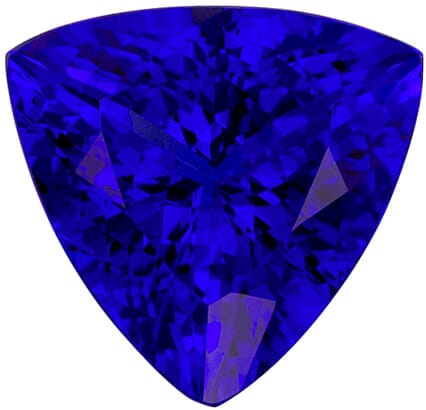Natural Iolite 5mm 6mm Trillion Cabochon Loose Gemstone calibrated Blue Gemstone Birth Gemstone