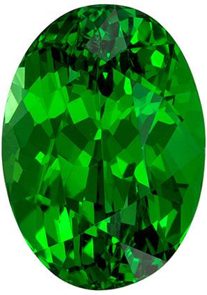 Natural TSAVORITE-1.70carat~Fire Luster Vivid Green Color 8x6mm Garnet Oval Cut Loose Gemstoneswatch video link in descriptiontsavorite