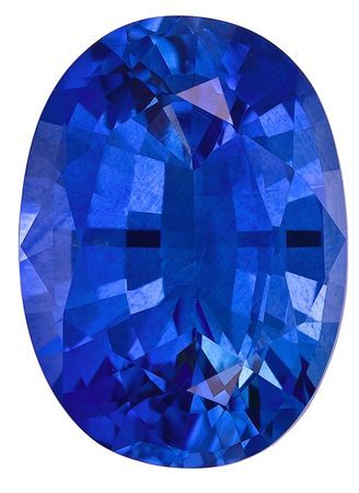 Beautiful Blue Sapphire Gemstone 3.03 carats, Oval Cut, 10.1 x 7.4 mm, with AfricaGems Certificate