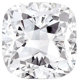 Cushion Cut Genuine Diamond GH VS Quality