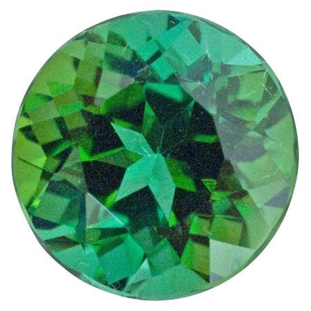 Deal on Blue Green Tourmaline Gemstone in Round Cut, 2.97 carats, 8.80 mm Displays Rich Blue-Green Color