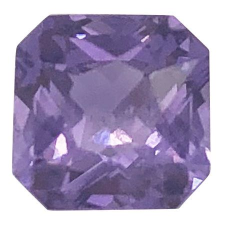 Deal on Unheated Purple Sapphire Gemstone in Radiant Cut, 1.09 carats, 5.77 x 5.74 x 3.52 mm Displays Rich Purple Color