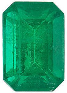 Emerald Cut Genuine Emerald Cut in Grade AA