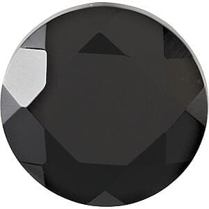 Round Black Onyx Gemstones Loose Black Onyx Round Cut Gems For Sale