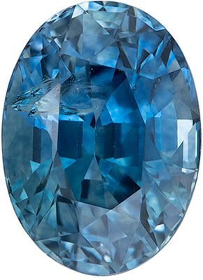 Deal on Genuine Loose Blue Green Sapphire Gemstone in Oval Cut, 1.33 carats, Teal Blue Green, 7 x 5.1 mm
