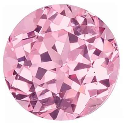 Lab Created Light Pink Sapphire Round Cut in Grade GEM