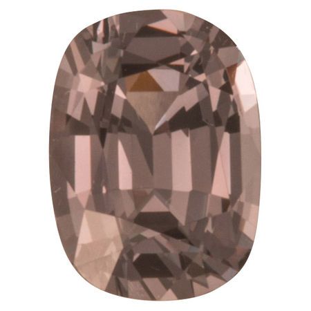 Loose Purple Spinel Gemstone in Antique Cushion Cut, 4.46 carats, 11.58 x 8.69 mm Displays Rich Violet Grey Color