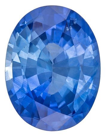 Low Price Blue Sapphire Gemstone 2.13 carats, Oval Cut, 9 x 6.8 mm, with AfricaGems Certificate