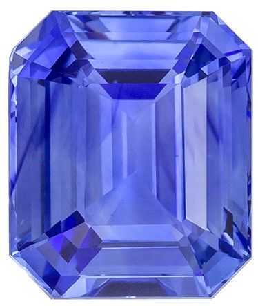 Low Price Blue Sapphire Gemstone, 3.57 carats, Emerald Shape, 9.1 x 7.6 mm, Super Fine Gem!