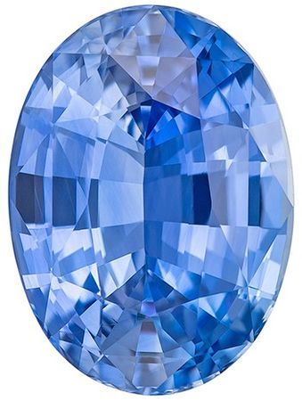Low Price  Oval Cut Faceted Blue Sapphire Gemstone, 3.71 carats, 10.6 x 7.7 mm , Such Color