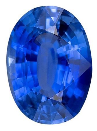 Must See Blue Sapphire Gem, 0.96 carats Oval Cut in 7 x 5.1 mm size in Stunning Blue Color With AfricaGems Certificate