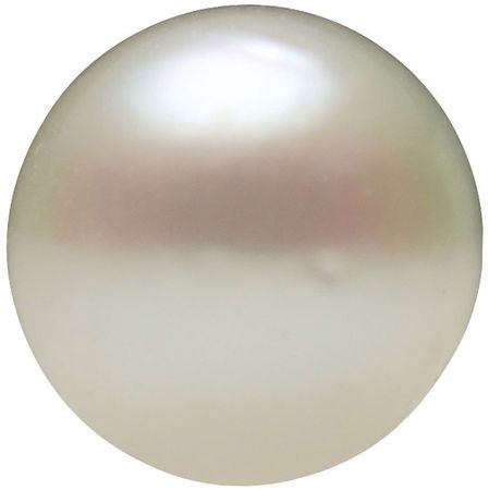 Natural White Cultured Pearls in Undrilled AAA