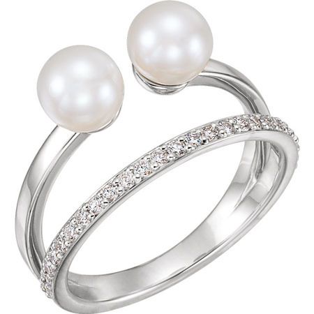 carat freshwater platinum pearl diamond ring number