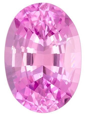 Ring Stone Pink Sapphire Loose Gemstone, 1.4 carats in Oval Cut, 7.75 x 5.44 x 4.08 mm With a GIA Certificate