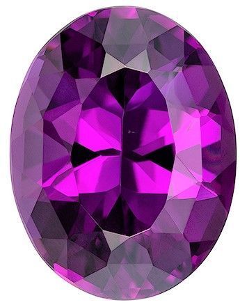 Ring Stone Purple Garnet Loose Gemstone, 4.99 carats in Oval Cut, 11.7 x 9mm, Great Pendant Gem