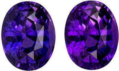 Serious Gem in GIA Certified 3.85 carats Sapphire Loose Genuine Gemstone in Oval Cut, Pink Purple, 10.4 x 8.2 mm