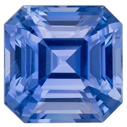 Stunning Blue Sapphire Asscher Shaped Gem - No Heat with GIA Cert, 1.68 carats, 6.34 x 6.3 x 4.55 mm - Deal on Gem