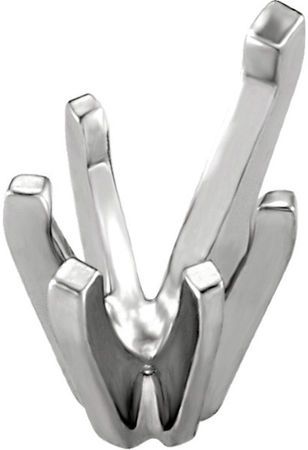 Stylish 14kt White Gold 6Prong Shank Jewelry Finding for Pear Gemstone Size 4 x 2.50mm to 13.50 x 8.50mm