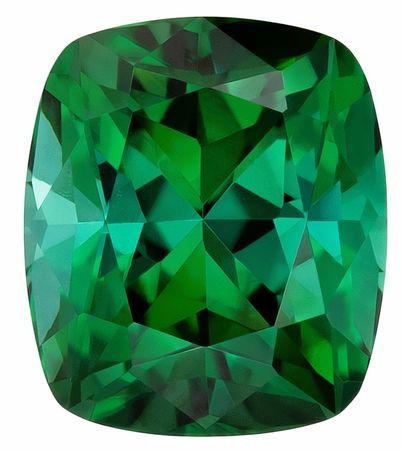 Superb Stone Blue Green Tourmaline Gemstone, 2.24 carats, Cushion Cut, 8.1 x 7 mm Size, AfricaGems Certified
