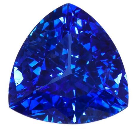 Unset Blue Sapphire Gemstone, Trillion Cut, 2.35 carats, 8.1 mm , AfricaGems Certified - A Fine Gem