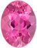 Great Genuine Loose Pink Tourmaline Gemstone in Oval Cut, 8 x 6.1 mm, Medium Pure Pink, 1.2 carats
