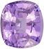 Natural Loose 1.26 carats Purple Spinel Cushion Genuine Gemstone, 6.7 x 6 mm
