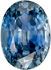 Low Price Genuine Loose Blue Green Sapphire Gemstone in Oval Cut, 7 x 5.1 mm, Teal Blue, 1.33 carats