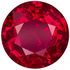 Lovely GIA Certified Ruby Genuine Gem, 1.44 carats, Pigeons Blood Red, Round Cut, 7.03 x 7.13 x 3.71 mm