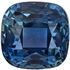 Great No Heat GIA Certified Genuine Loose Blue Green Sapphire Gemstone in Cushion Cut, 6.39 x 6.3 x 4.67 mm, Open Teal Blue, 1.74 carats