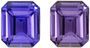 Very Desirable Unheated GIA Certified Sapphire Natural Gem, 7.41 x 6.19 x 4.27 mm, Rich Violet to Magenta Purple, Emerald Cut, 2.05 carats