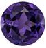 Loose Purple Spinel Gemstone, 2.74 carats, Round Cut, 9 mm, A Low Priced Gem