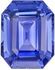 Very Eye Catching Sapphire Natural Gem, 11.1 x 8.7mm, Rich Cornflower Blue, Emerald Cut, 5.44 carats