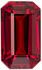 Attractive GRS Certified No Heat Genuine Ruby Gem in Emerald Cut, 8.97 x 5.23 mm in Gorgeous Pure Rich Pigeon's Blood Red, 2.07 carats