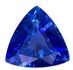 Authentic Blue Sapphire Gemstone, Trillion Cut, 1.2 carats, 6.9 mm , AfricaGems Certified - A Wonderful Find!