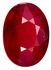 Bargain Red Ruby Gem, 2.07 carats Oval Cut in 8.9 x 6.6 mm size in Very Fine Rich Red Color With AfricaGems Certificate