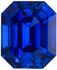 Deal on Genuine Loose Blue Sapphire Gemstone in Emerald Cut, 2.54 carats, Rich Royal Blue, 7.9 x 6.4 mm